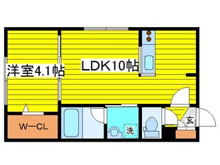 東区役所前駅 徒歩3分 2階の物件間取画像